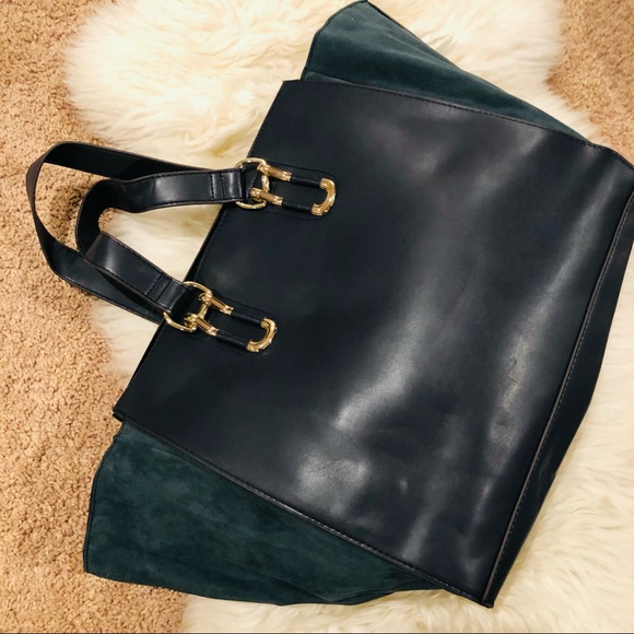 JustFab Handbags - Deep Teal Blue Green Versatile Multistyle Hobo